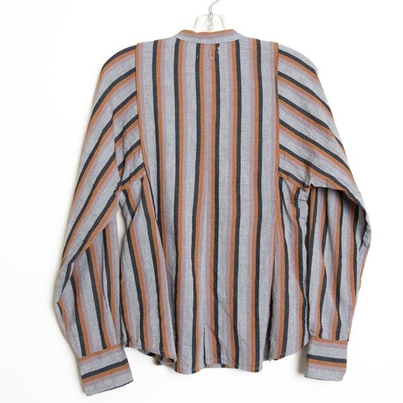 Isabel Marant Étoile Blouse Striped Button Down Shirt Boho FR 36 - Picture 3 of 16